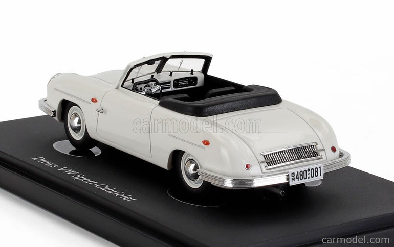Volkswagen Sport Cabriolet Open Germany 1949 1:43 Autocult biela