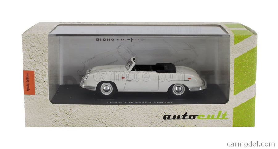 Volkswagen Sport Cabriolet Open Germany 1949 1:43 Autocult biela