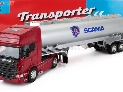 SCANIA | R730 V8 TANKER TRUCK 2011 | RED SILVER