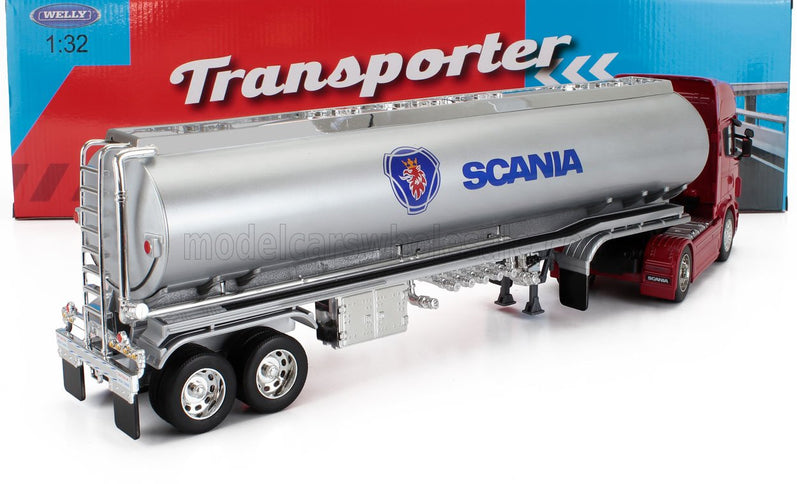 SCANIA | R730 V8 TANKER TRUCK 2011 | RED SILVER