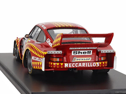 Porsche 935 3.0L Turbo Team Mecarillos Cegecol N°48 24h Le Mans 1978 Claude Haldi - Herbert Muller - Nick Mcgranger "nico" 1:18 Spark Model červená žltá