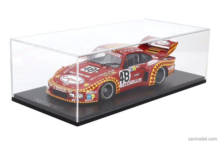 Porsche 935 3.0L Turbo Team Mecarillos Cegecol N°48 24h Le Mans 1978 Claude Haldi - Herbert Muller - Nick Mcgranger "nico" 1:18 Spark Model červená žltá