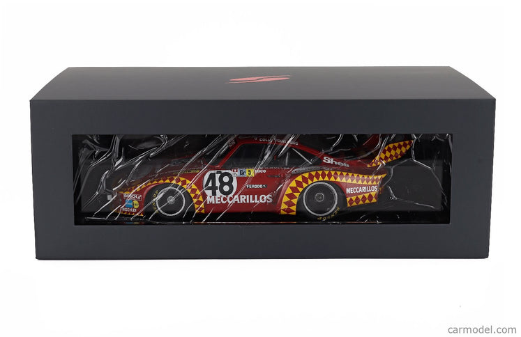 Porsche 935 3.0L Turbo Team Mecarillos Cegecol N°48 24h Le Mans 1978 Claude Haldi - Herbert Muller - Nick Mcgranger "nico" 1:18 Spark Model červená žltá