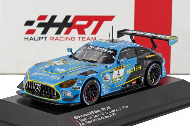 MERCEDES BENZ | AMG GT3 6.2L V8 TEAM BILSTEIN BY HRT N 4 4th 24h NURBURGRING 2024 MAXIMILIAN GOTZ - DANIEL JUNCADELLA - ARJUN MAINI - LUCA STOLZ | LIGHT BLUE BLACK