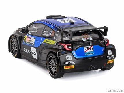 Toyota Yaris GR RALLY2 Team Printsport Racing N°20 Rally Japan 2024 Sami Pajari - Enni Malkonen 1:43 IXO Models matná čierna