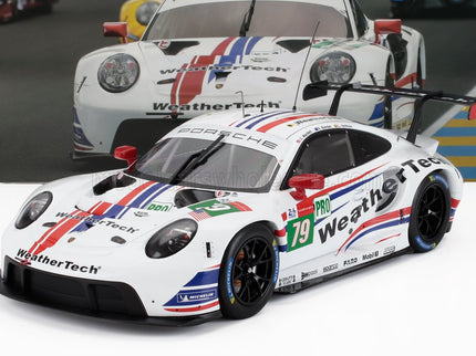 PORSCHE | 911 991-2 4.2L RSR-19 TEAM WEATHERTECH RACING N 79 24h LE MANS 2021 EARL BAMBER - COOPER MACNEIL - LAURENS VANTHOOR | WHITE
