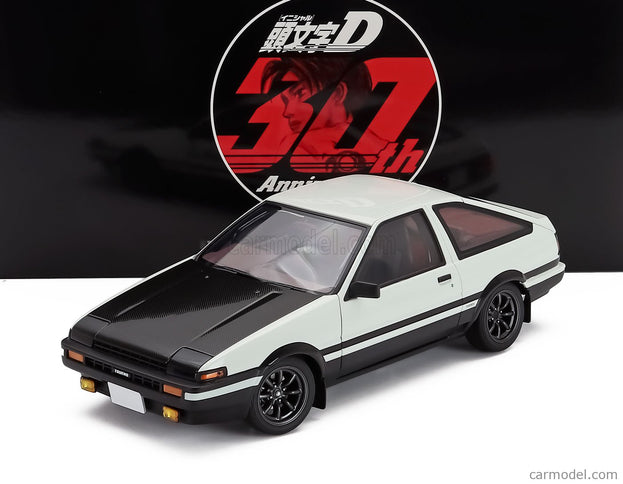 Toyota Sprinter Trueno (AE86) Initial D Project D Final Version 30th Aaniversary 1980 1:18 AUTOart biela čierna