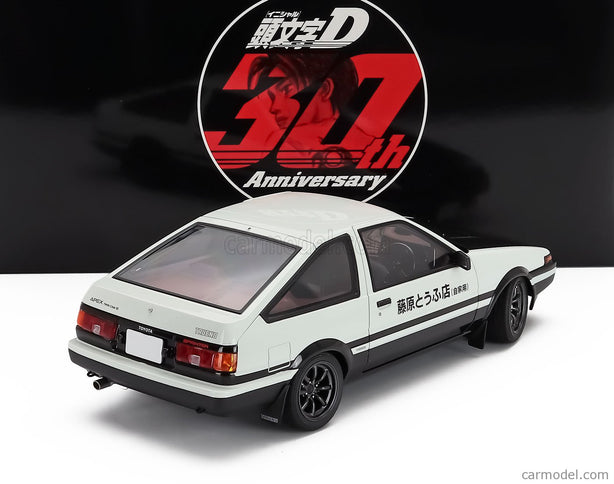 Toyota Sprinter Trueno (AE86) Initial D Project D Final Version 30th Aaniversary 1980 1:18 AUTOart biela čierna