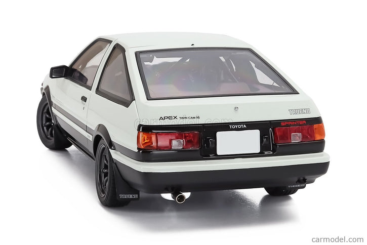 Toyota Sprinter Trueno (AE86) Initial D Project D Final Version 30th Aaniversary 1980 1:18 AUTOart biela čierna