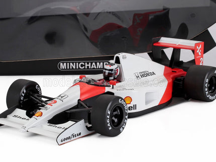 McLAREN  | F1  MP4/6 HONDA N 2 SEASON 1991 GERARD BERGER  | WHITE RED