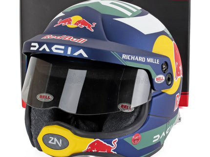 BELL HELMET | CASCO HELMET SEBASTIAN LOEB TEAM THE DACIA SANDRIDERS N 219 RALLY DAKAR 2025 | BLUE YELLOW RED