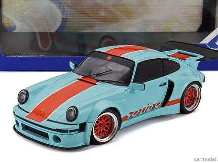 Porsche 911 930 3.0L Solido Racing Coupe 2026 1:18 Solido modrá oranžová