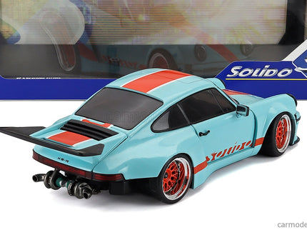 Porsche 911 930 3.0L Solido Racing Coupe 2026 1:18 Solido modrá oranžová