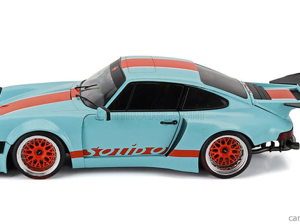 Porsche 911 930 3.0L Solido Racing Coupe 2026 1:18 Solido modrá oranžová