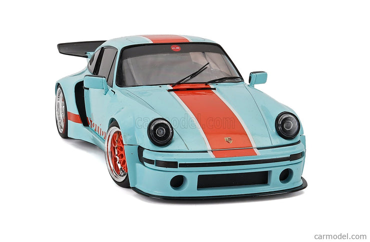 Porsche 911 930 3.0L Solido Racing Coupe 2026 1:18 Solido modrá oranžová