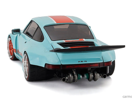 Porsche 911 930 3.0L Solido Racing Coupe 2026 1:18 Solido modrá oranžová