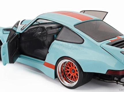 Porsche 911 930 3.0L Solido Racing Coupe 2026 1:18 Solido modrá oranžová
