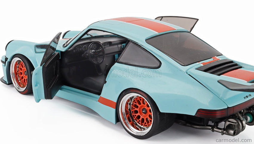 Porsche 911 930 3.0L Solido Racing Coupe 2026 1:18 Solido modrá oranžová