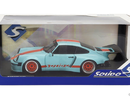 Porsche 911 930 3.0L Solido Racing Coupe 2026 1:18 Solido modrá oranžová