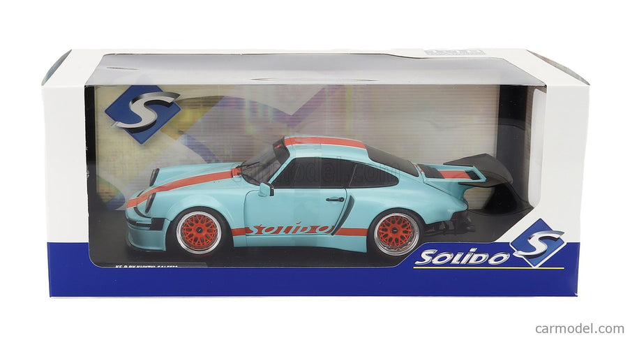 Porsche 911 930 3.0L Solido Racing Coupe 2026 1:18 Solido modrá oranžová