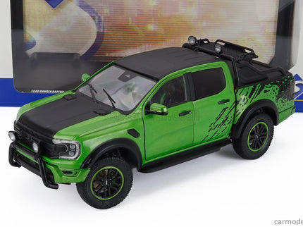 Ford Ranger Raptor Pick-UP Double Cabine 2024 1:18 Solido zelená čierna