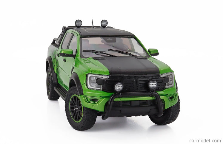 Ford Ranger Raptor Pick-UP Double Cabine 2024 1:18 Solido zelená čierna