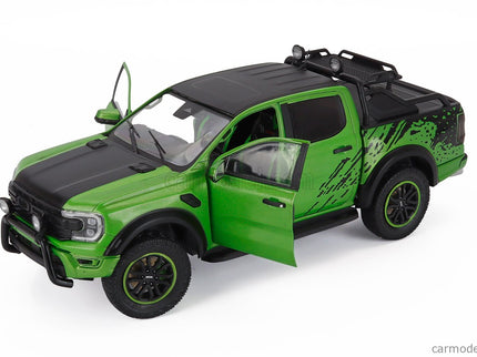 Ford Ranger Raptor Pick-UP Double Cabine 2024 1:18 Solido zelená čierna