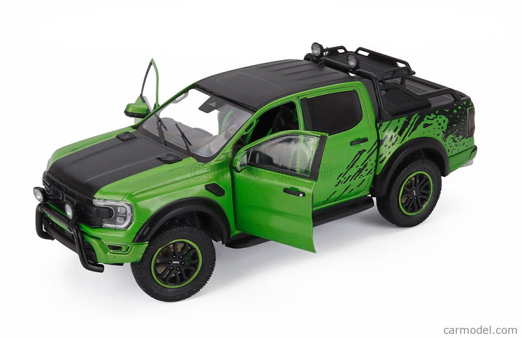 Ford Ranger Raptor Pick-UP Double Cabine 2024 1:18 Solido zelená čierna