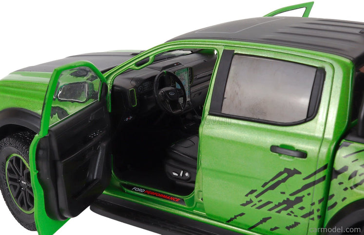 Ford Ranger Raptor Pick-UP Double Cabine 2024 1:18 Solido zelená čierna