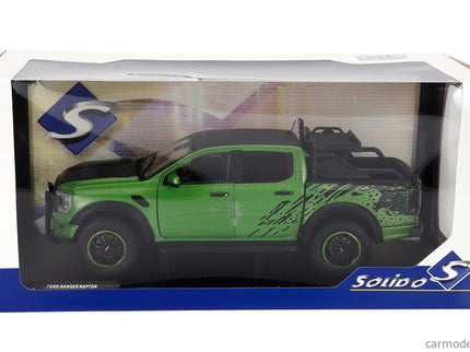 Ford Ranger Raptor Pick-UP Double Cabine 2024 1:18 Solido zelená čierna