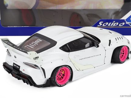 Toyota GR Supra Liberty Walk Body Kit Coupe 2025 1:18 Solido biela metalická