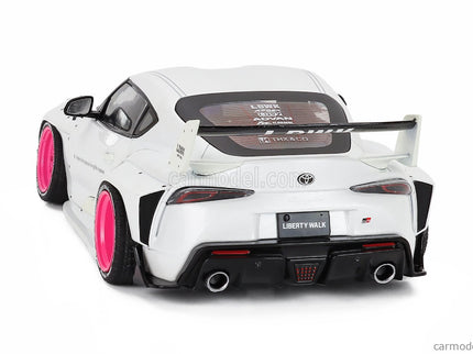 Toyota GR Supra Liberty Walk Body Kit Coupe 2025 1:18 Solido biela metalická