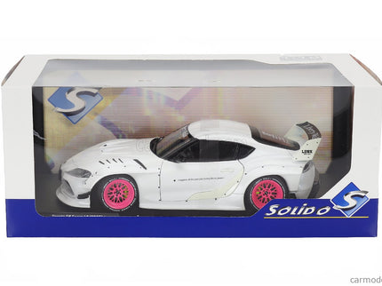 Toyota GR Supra Liberty Walk Body Kit Coupe 2025 1:18 Solido biela metalická