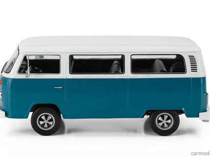 Volkswagen T2b Minibus 1972 - With Fuchs Disky 1:18 KK Scale modrá biela