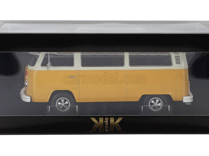 Volkswagen T2b Minibus 1972 - With Fuchs Disky 1:18 KK Scale žltá biela
