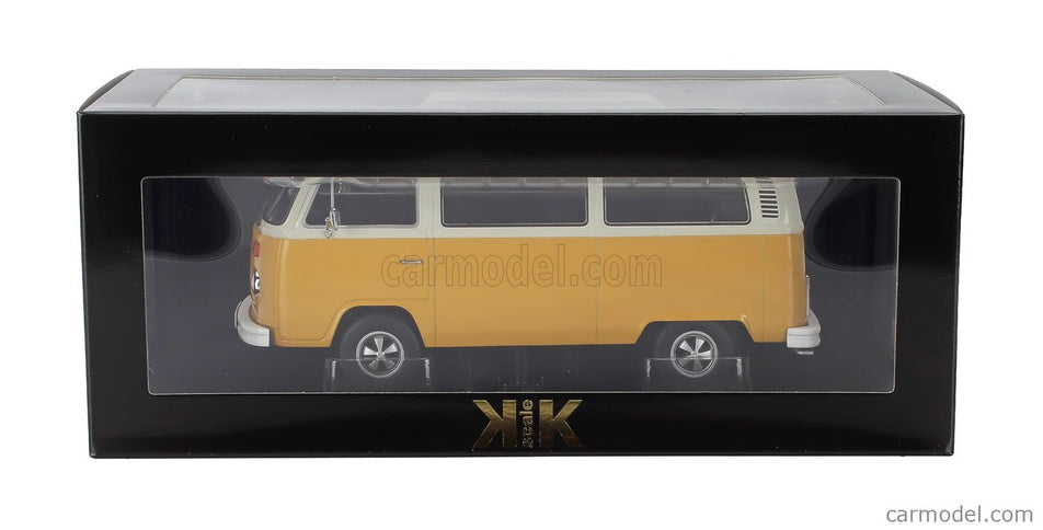 Volkswagen T2b Minibus 1972 - With Fuchs Disky 1:18 KK Scale žltá biela