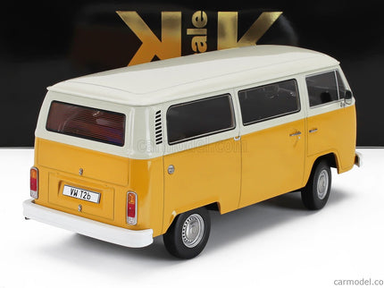 Volkswagen T2b Minibus 1972 1:18 KK Scale žltá biela
