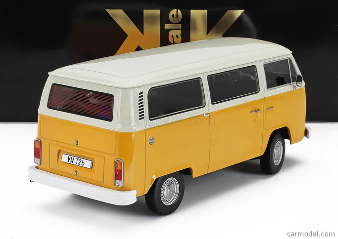 Volkswagen T2b Minibus 1972 1:18 KK Scale žltá biela
