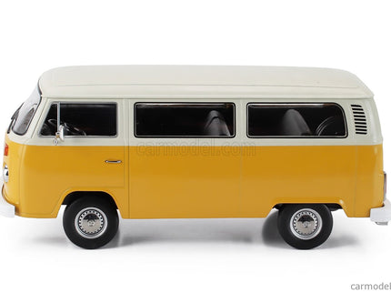 Volkswagen T2b Minibus 1972 1:18 KK Scale žltá biela