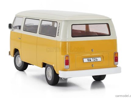 Volkswagen T2b Minibus 1972 1:18 KK Scale žltá biela