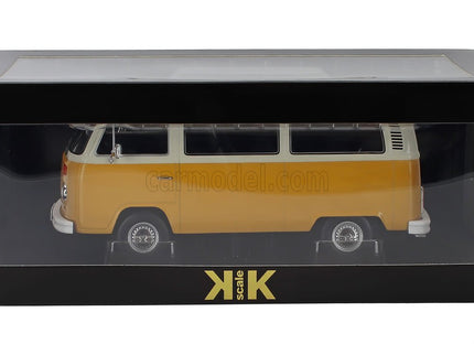 Volkswagen T2b Minibus 1972 1:18 KK Scale žltá biela