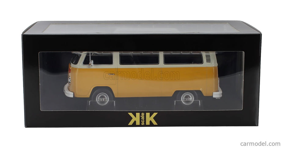 Volkswagen T2b Minibus 1972 1:18 KK Scale žltá biela