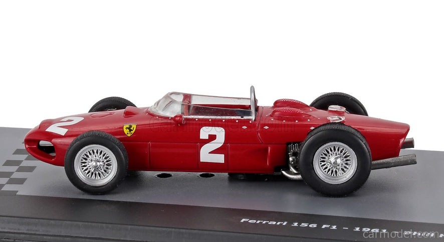 Ferrari F1 156 N°2 Majster Sveta Sezóna 1961 Phil Hill 1:43 Edicola červená