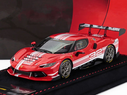 FERRARI | 296 GT3 3.0L TWIN TURBO V6 CHALLENGE N 32 FINALI MONDIALI MUGELLO ITALY 2023 | RED WHITE