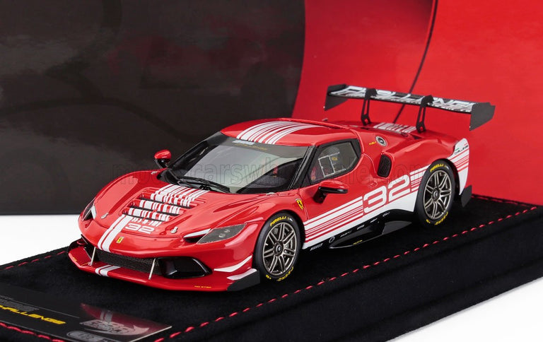FERRARI | 296 GT3 3.0L TWIN TURBO V6 CHALLENGE N 32 FINALI MONDIALI MUGELLO ITALY 2023 | RED WHITE