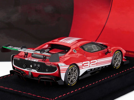 FERRARI | 296 GT3 3.0L TWIN TURBO V6 CHALLENGE N 32 FINALI MONDIALI MUGELLO ITALY 2023 | RED WHITE