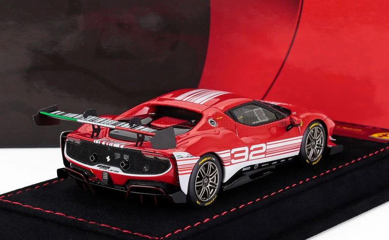 FERRARI | 296 GT3 3.0L TWIN TURBO V6 CHALLENGE N 32 FINALI MONDIALI MUGELLO ITALY 2023 | RED WHITE