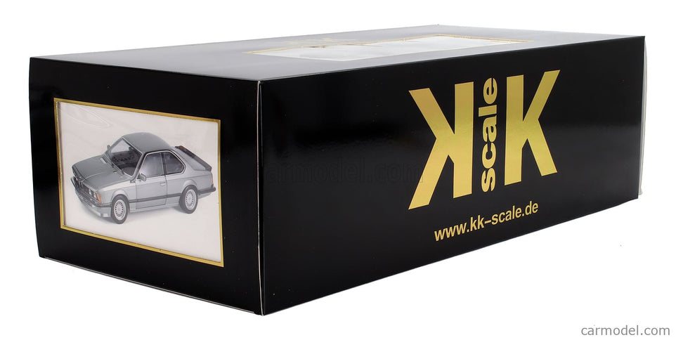 BMW 6-SERIES M635 Csi (E24) Coupe 1987 1:12 KK Scale sivá metalická