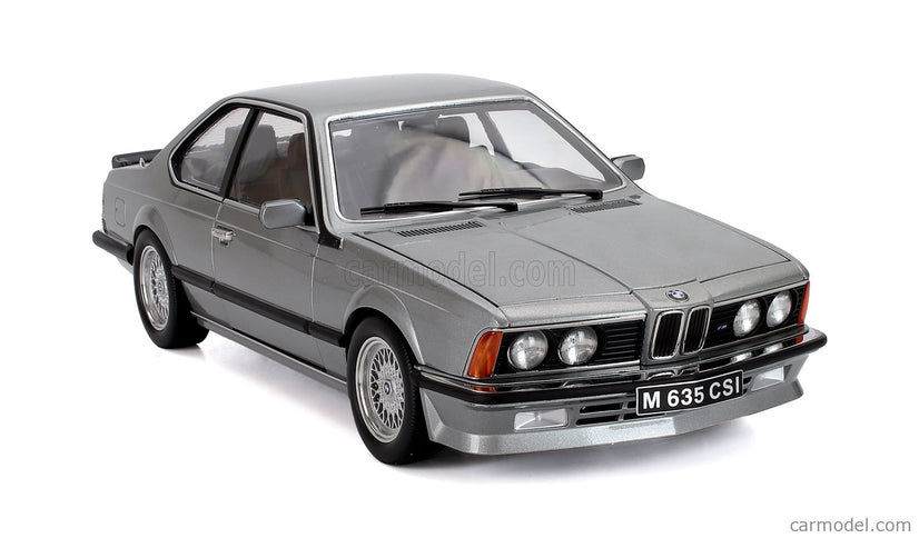 BMW 6-SERIES M635 Csi (E24) Coupe 1987 1:12 KK Scale sivá metalická