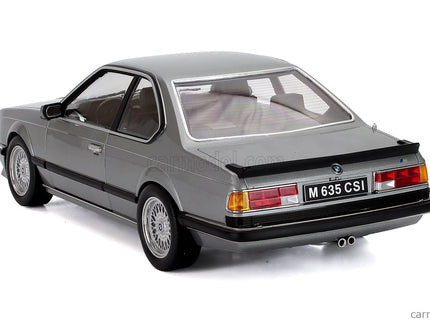 BMW 6-SERIES M635 Csi (E24) Coupe 1987 1:12 KK Scale sivá metalická